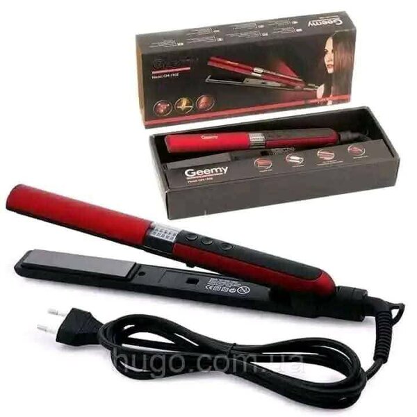 Lisseur Cheveux Geemy Rouge