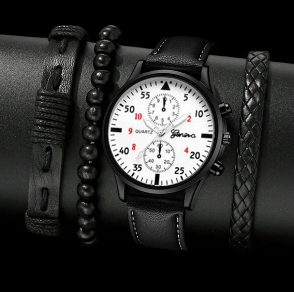 Montre Homme Bracelet Noir