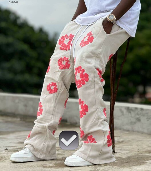 Pantalon fleurie