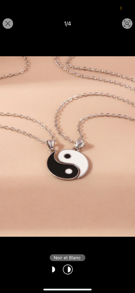 Ensemble chaîne yin&yang