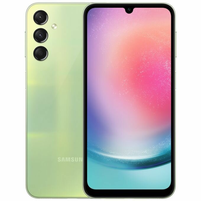Samsung Galaxy A24 - 6.5 Pouces - 4G - 2 SIM - 6Go Ram - 128Go Rom - 13Mpx/50+5+2Mpx - 5000 MAh -Vert