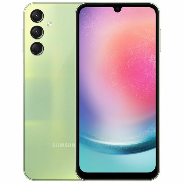 Samsung Galaxy A24 - 6.5 Pouces - 4G - 2 SIM - 6Go Ram - 128Go Rom - 13Mpx/50+5+2Mpx - 5000 MAh -Vert
