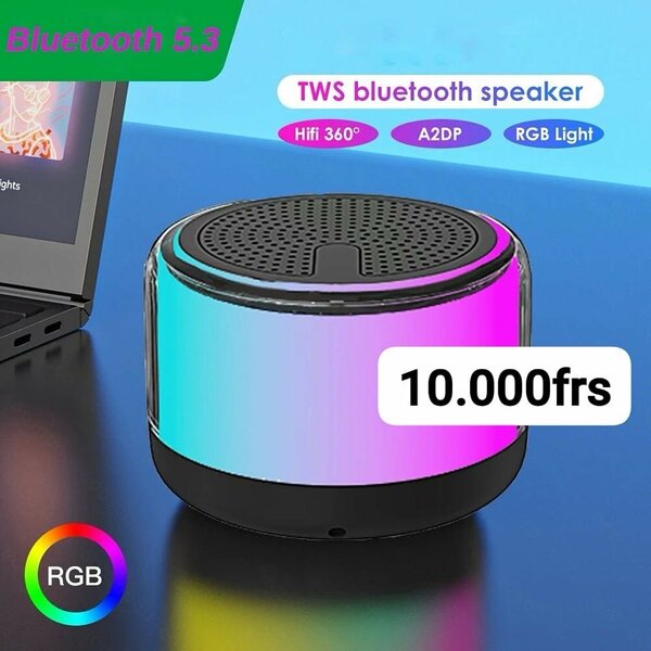 Enceinte Bluetooth RGB