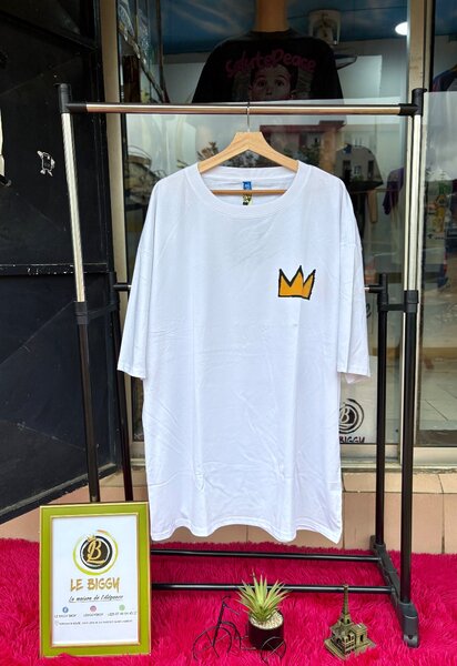 T-shirt oversize col imprimé