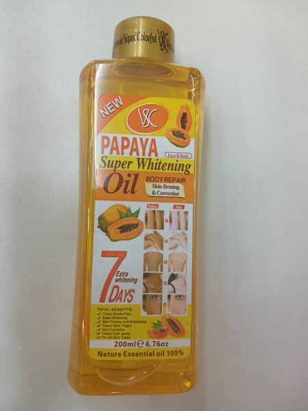 Papaya Whitening Body Oil