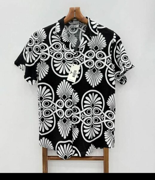Chemise homme motifs graphiques