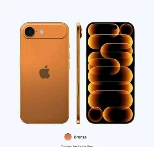 Smartphone en bronze élégant