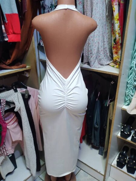 White Dinner dress