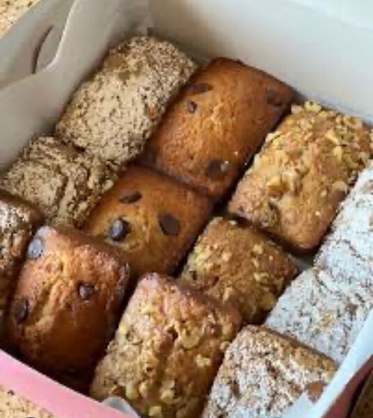 Banana bread loaves