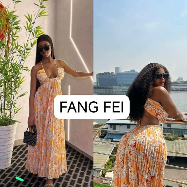 Robe d'été longue à fleurs