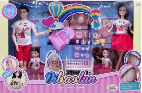 5 Person Family Toy
