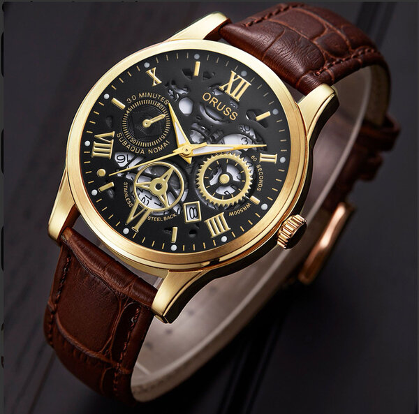 Montre mécanique luxe homme