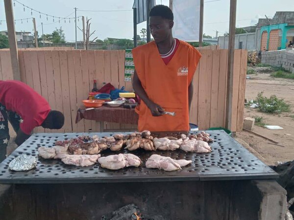 Poulet braise