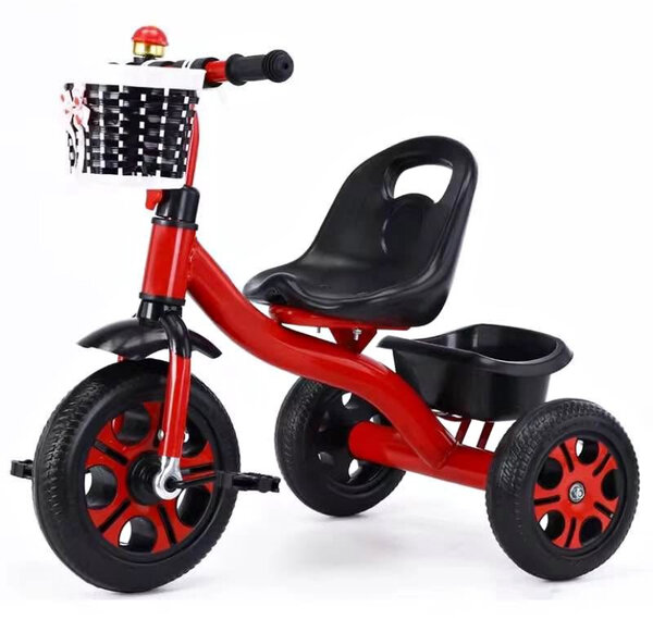 Tricycle enfant rouge robuste