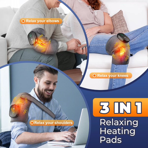Masseur multi-usages-Epaules/genoux/coudes avec cousin chauf