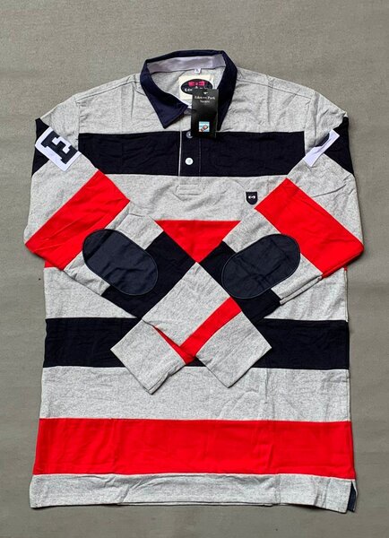 Polo Rugby à Rayures Homme