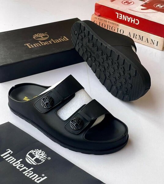 Sandales noires élégantes pour hommes