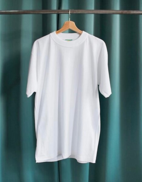 T-shirt blanc en coton