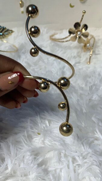 Élégante barrette fleur
