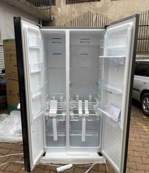 Hisense side by side double door fridge