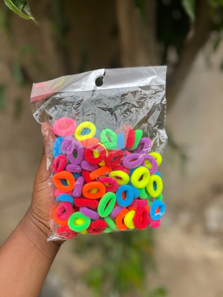 Lot de 100 Élastiques Colorés