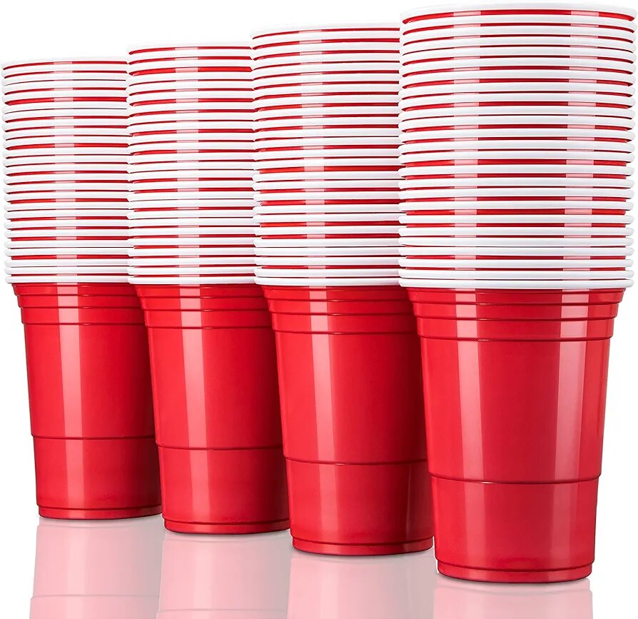 Lot de 50 gobelet jetable roug