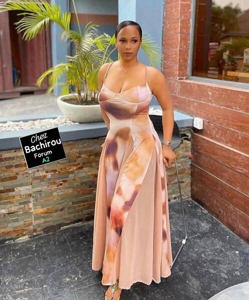 Robe en satin