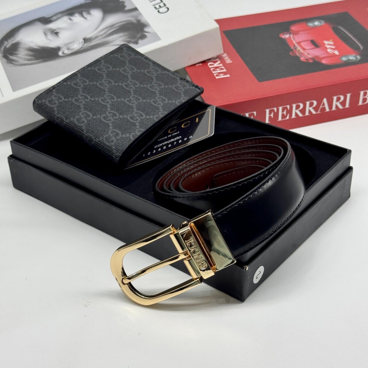 QUALITY LEATHER BELT WITH WALLET