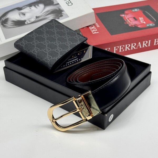 QUALITY LEATHER BELT WITH WALLET
