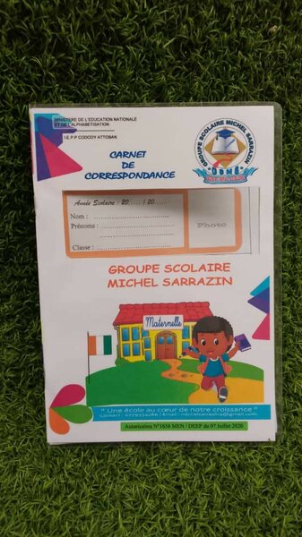 Carnet de Correspondance Scolaire