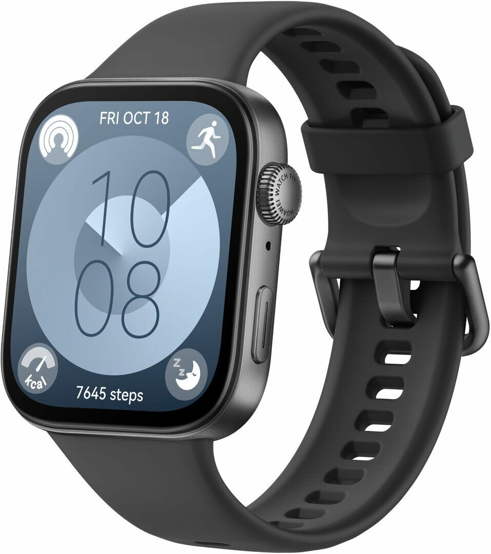Huawei Watch Fit 3 white leather strap