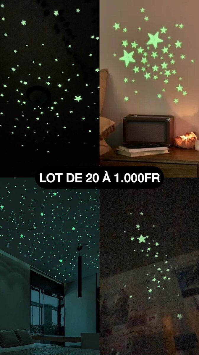 Étoiles Lumineuses Murales