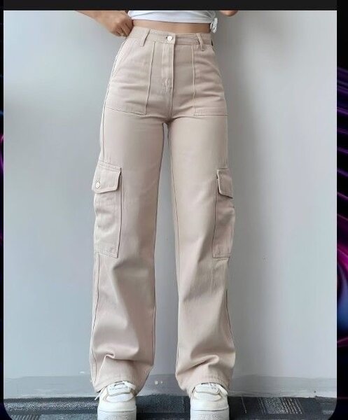 Ladies cargo trousers