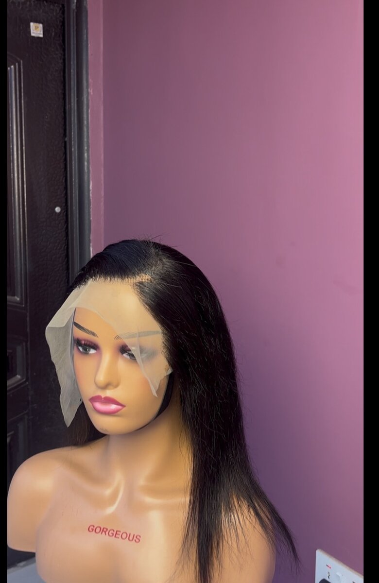 Straight wig