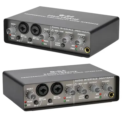 Brand New in Box Q24 Studio Sound Card Interface