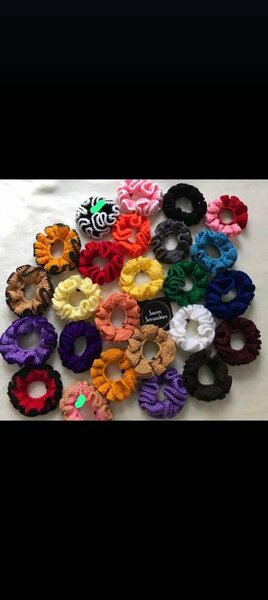 Chouchous colorés crochetés