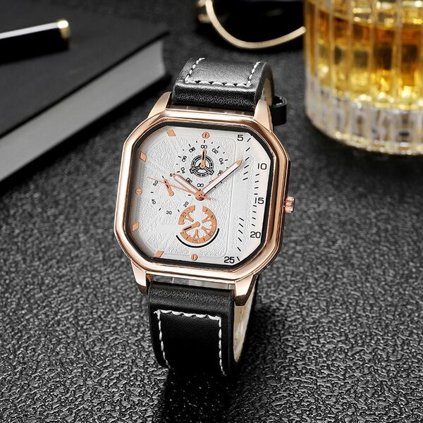 Men's Leather Watch