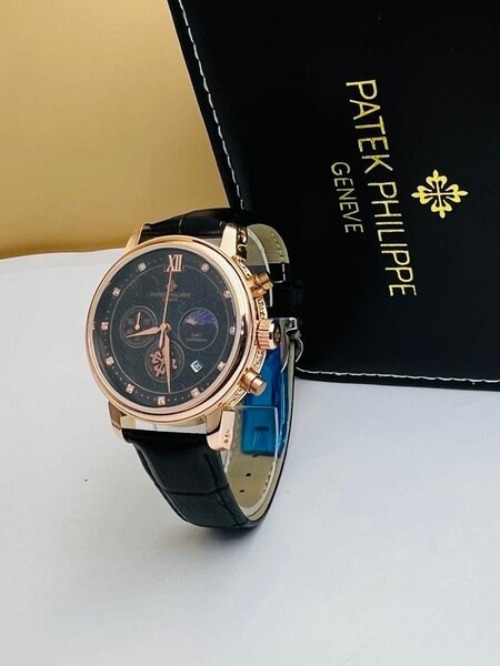 Montre de luxe homme cuir