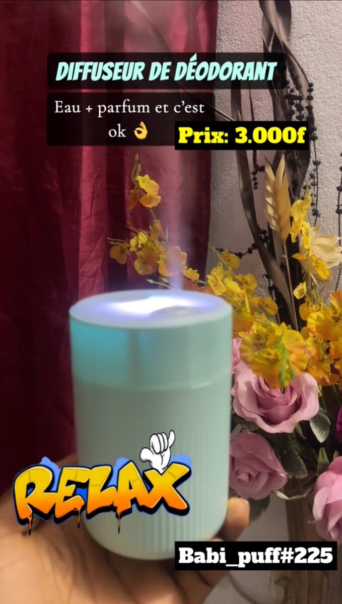 Diffuseur de Déodorant Relax