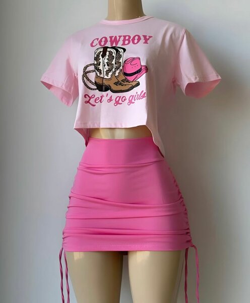 Skirt and top