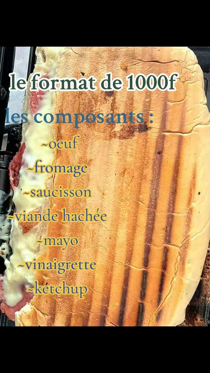 Panini Grillé au Fromage Fondant