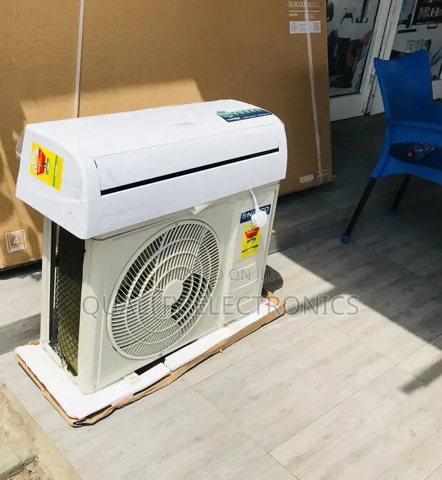 White 1.5hp Split R410 Gas Reliable Nasco Airconditioner