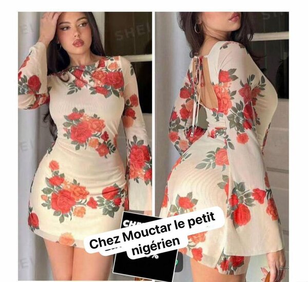 Robe à fleurs élégante