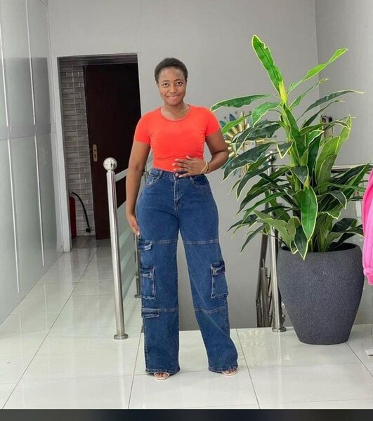 Ladies baggy jeans