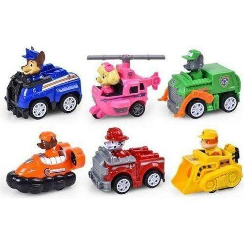 6 voiturettes ouets Paw Patrol
