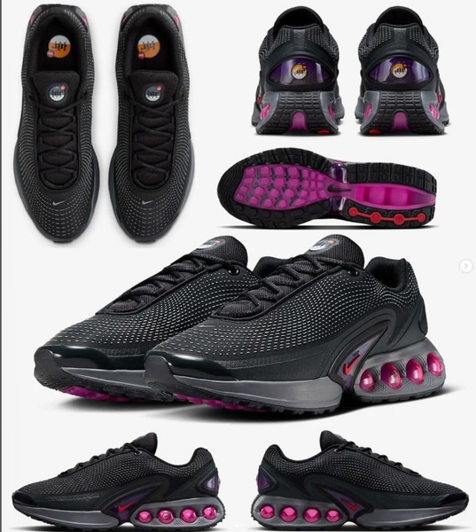black sneakers