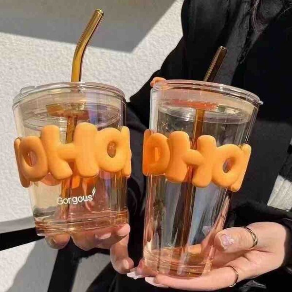 Colorful Reusable Tumbler Set