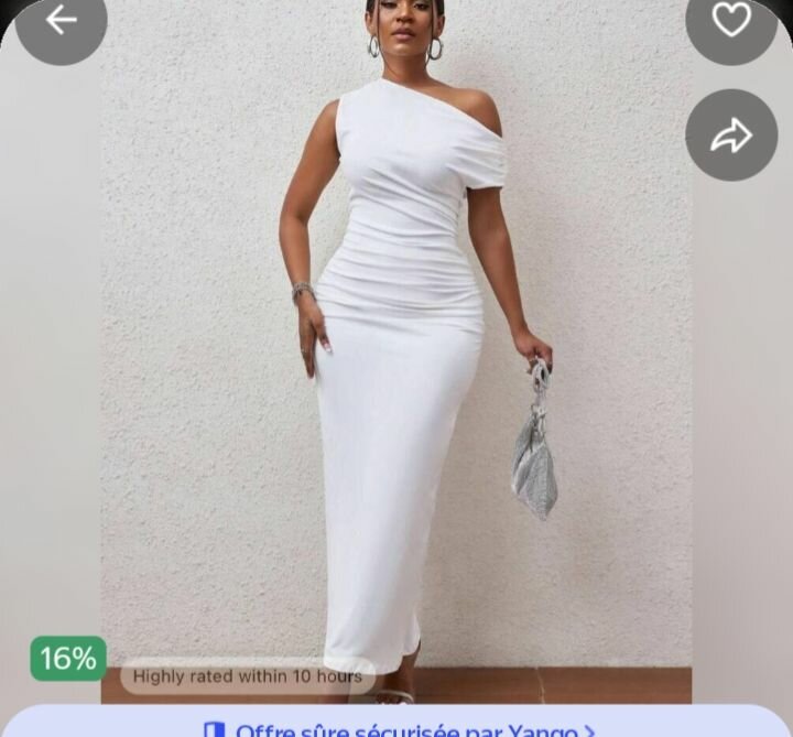 Robe blanche élégante