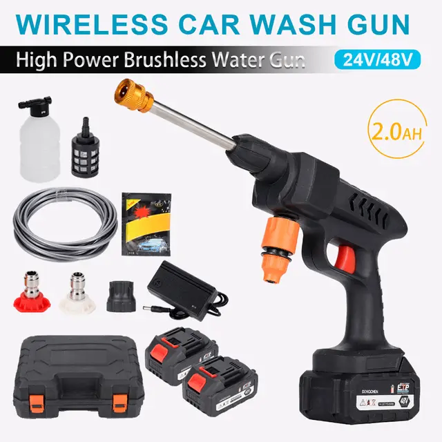 Wireless Car /Window/Dustbin Washing Gun