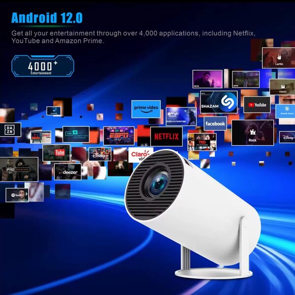 Projecteur Android 12.0 4K